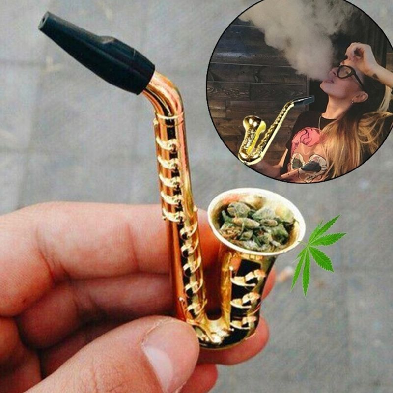 Metal small saxophone pipe