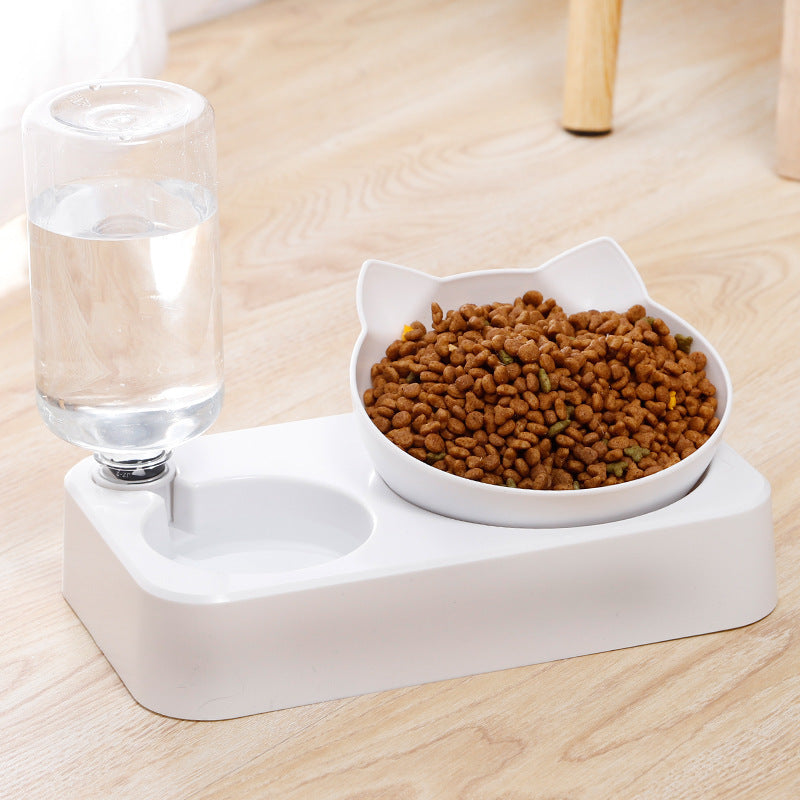 Double bowl automatic drinking bowl