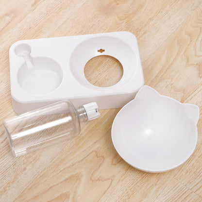 Double bowl automatic drinking bowl