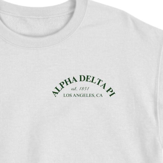 Alpha Delta Pi Los Angeles Round-neck Sweater