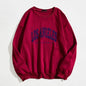 Mia - Flock Lined Sweatshirt With Los Angeles Print